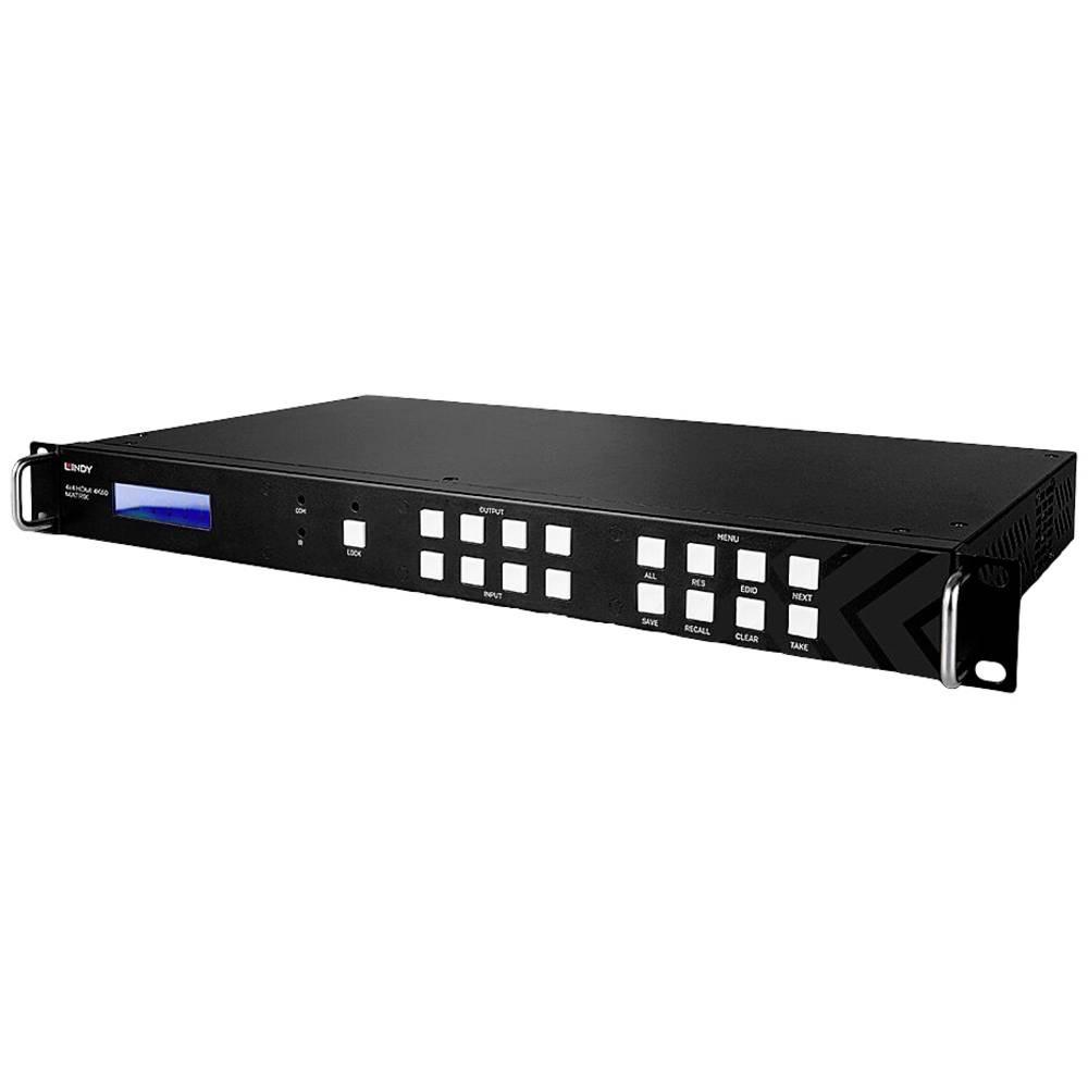 LINDY  4x4 HDMI 4K60 Matrix mit Video Wall Scaling 