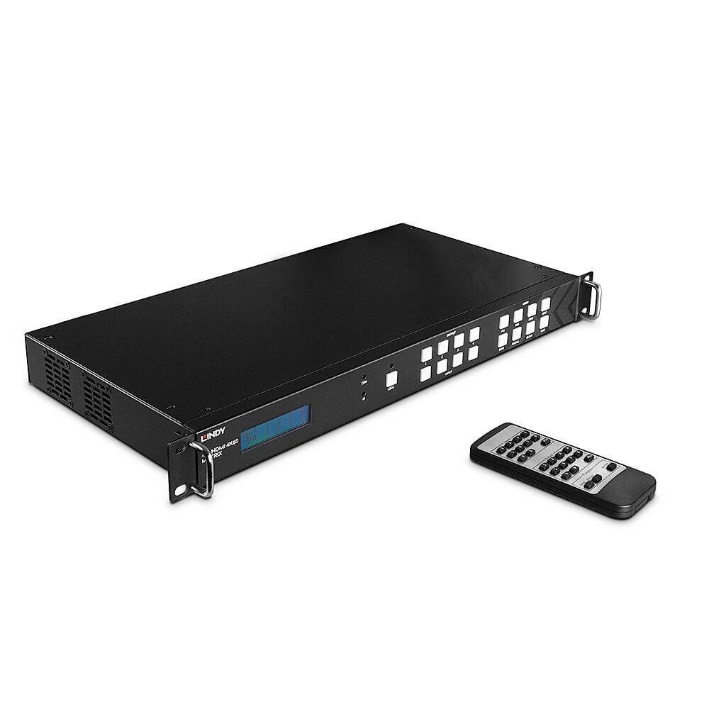 LINDY  4x4 HDMI 4K60 Matrix mit Video Wall Scaling 