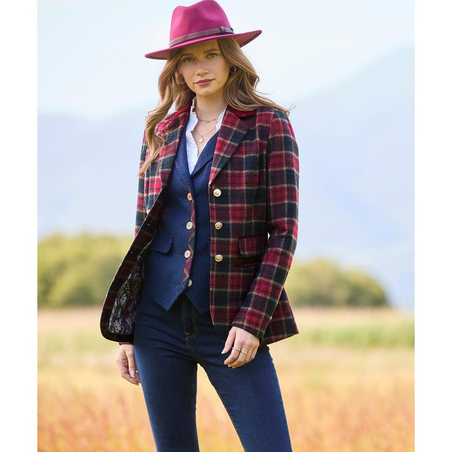 Joe Browns Gilet Heritage a quadri mix and match  