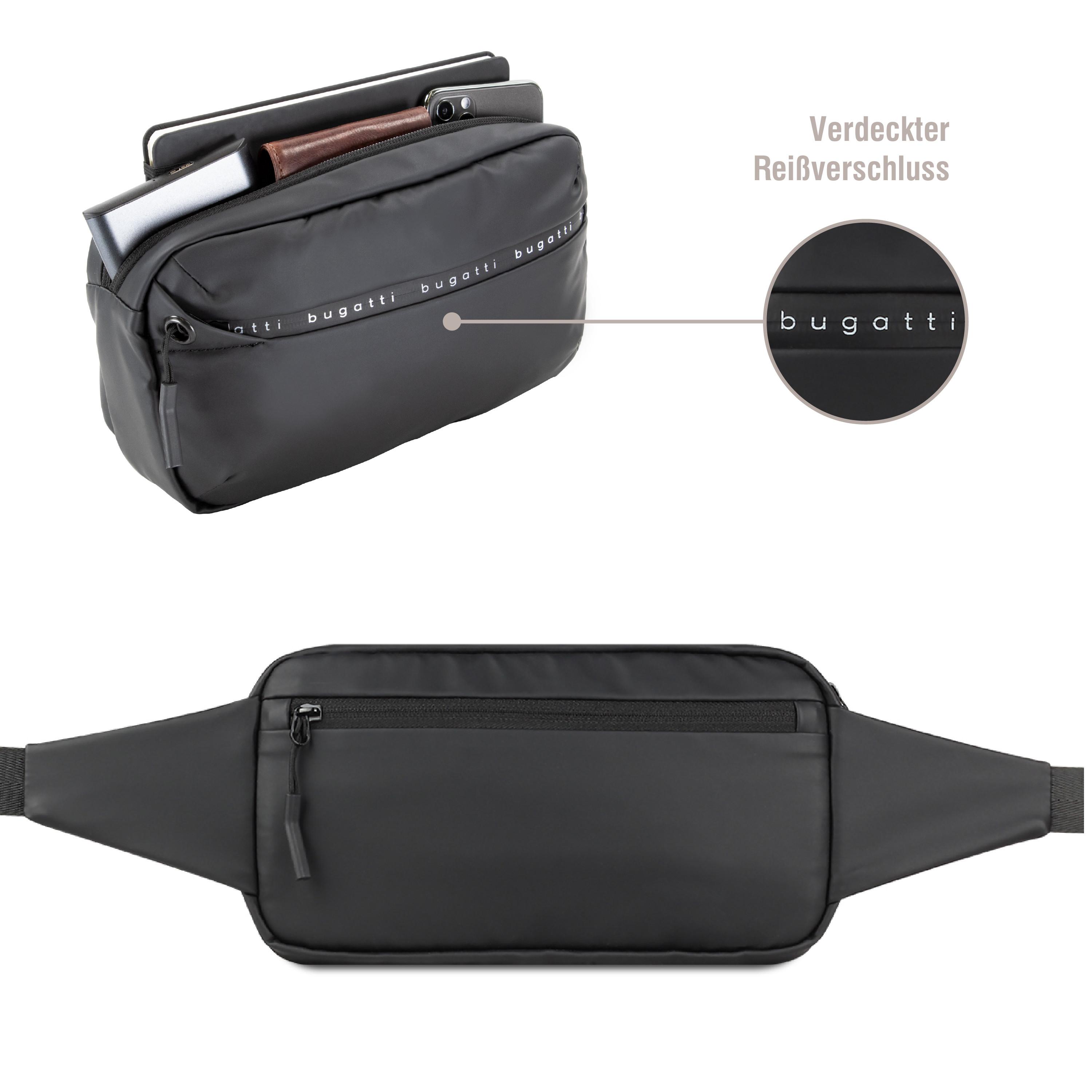 BUGATTI Bauchtasche Schwarz  