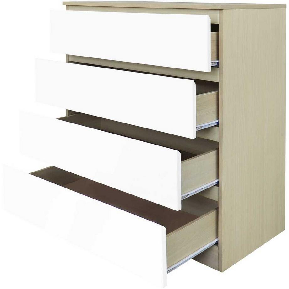 mutoni Kommode Polara weiss 80x94  