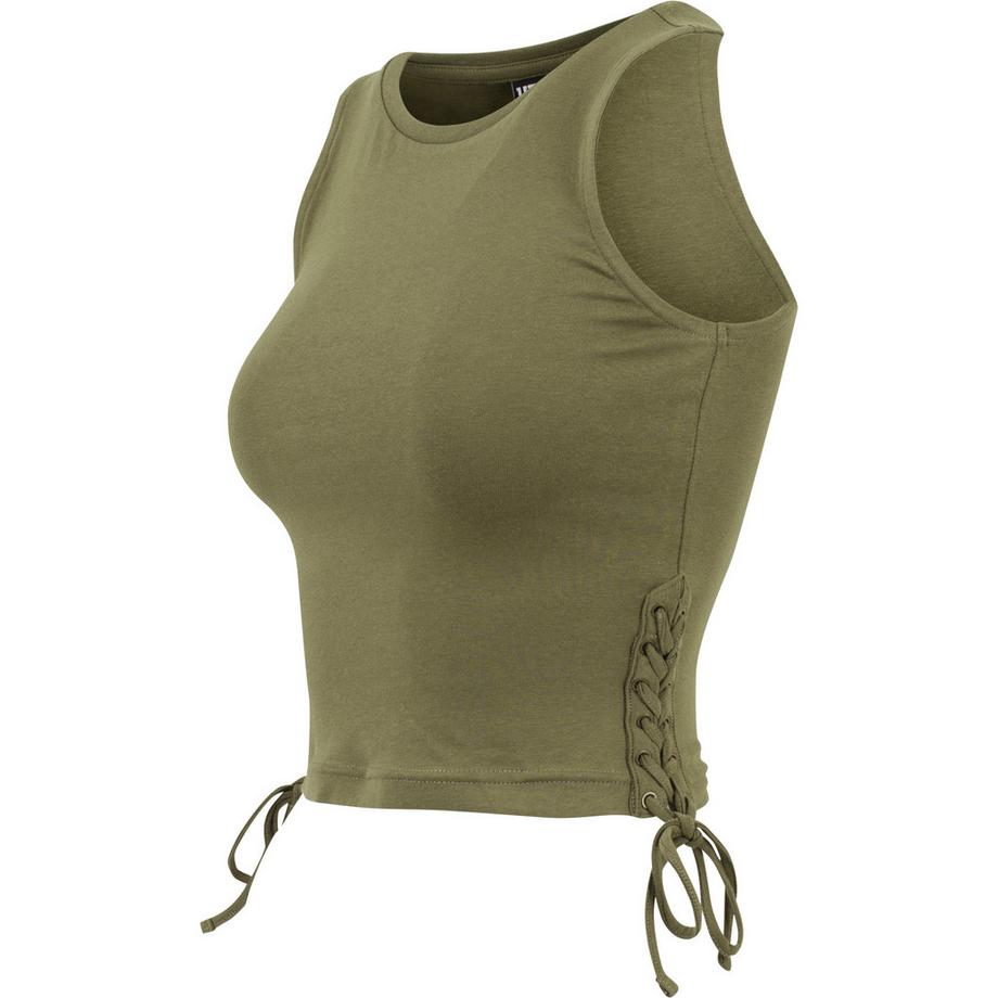 URBAN CLASSICS Lace Up Crop Top  
