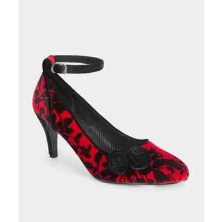 Joe Browns  Chaussures en velours imprimé floral 
