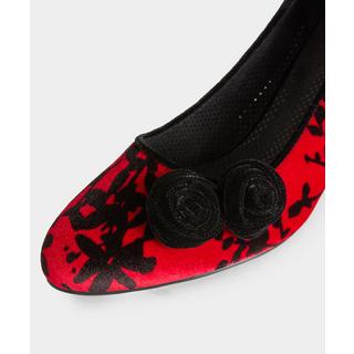 Joe Browns  Chaussures en velours imprimé floral 