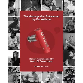 OYeet Nex Pro Massage Gun, rot  