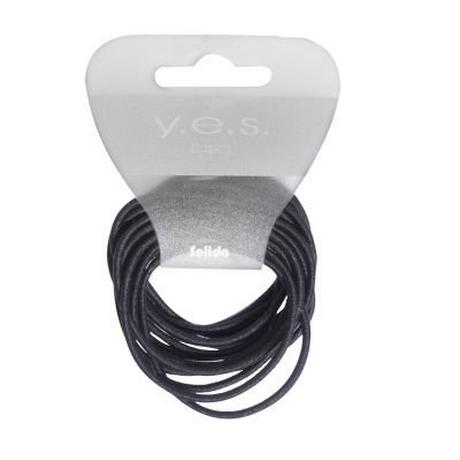 SOLIDA  Zopfhalter metallfrei groß schwar 