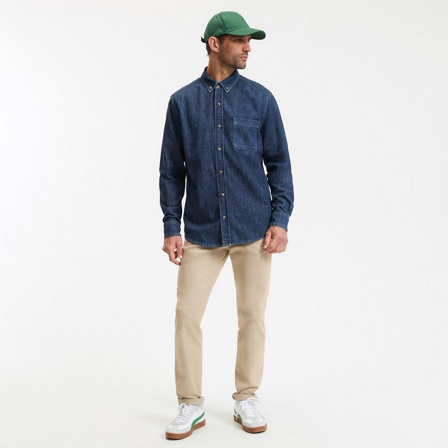 La Redoute Collections Camicia in denim di cotone  