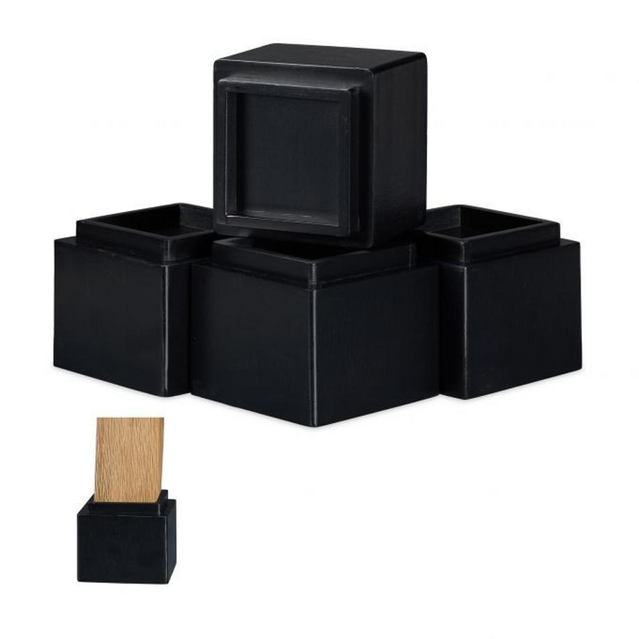 B2X  4er-Set Möbelerhöhungen in verschiedenen Farben. Farben 