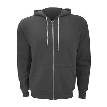 Canvas Sweat à capuche et fermeture zippée