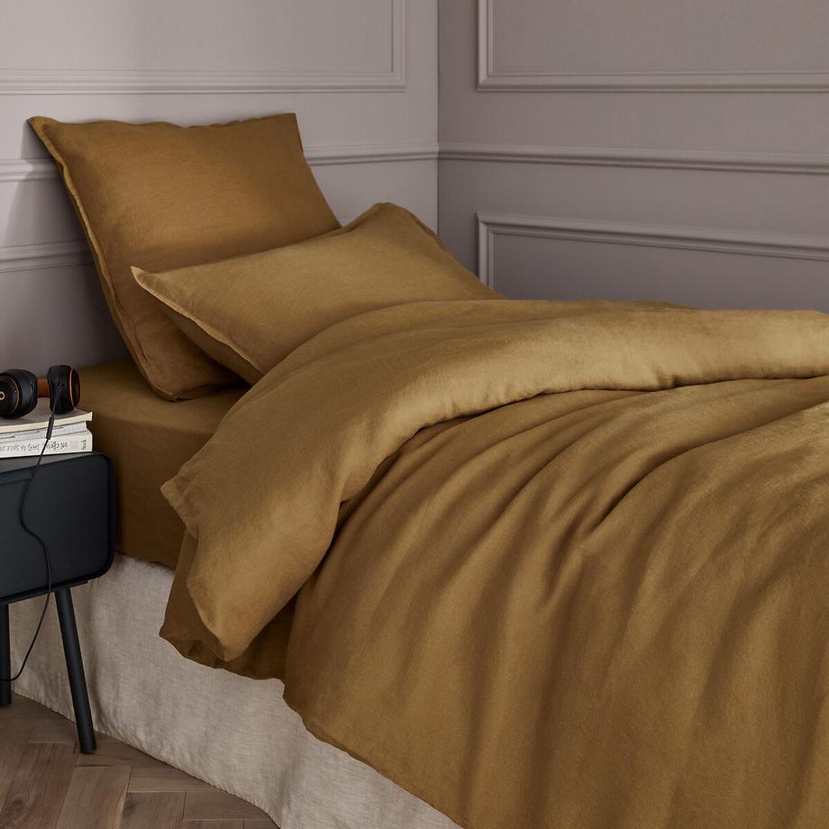Housse de couette enfant lin lavé