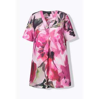 Ulla Popken  T-shirt long en tissu fluide 