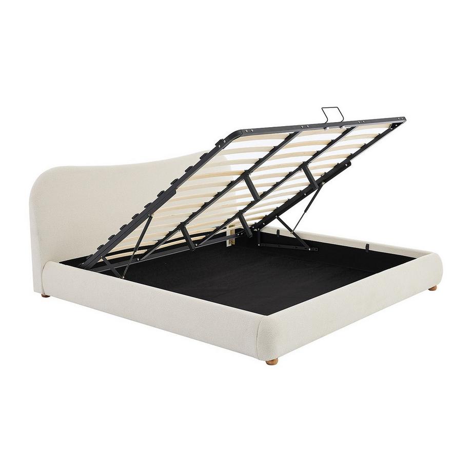 Vente-unique Letto con contenitore 2 posti VANARI  