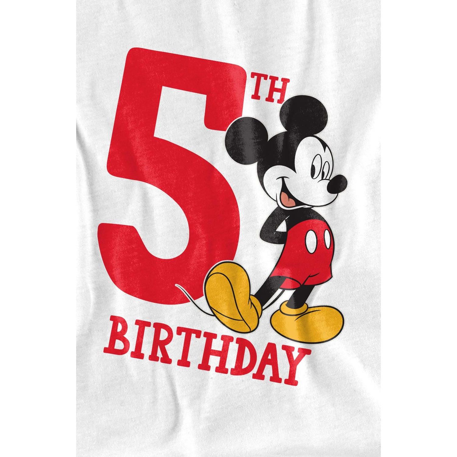 Disney  TShirt  5. Geburtstag 