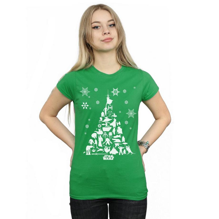 STAR WARS Star Wars Weihnachtsbaum T-Shirt  