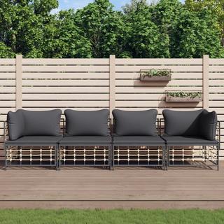 VidaXL Garten lounge set poly-rattan  