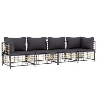 VidaXL Garten lounge set poly-rattan  