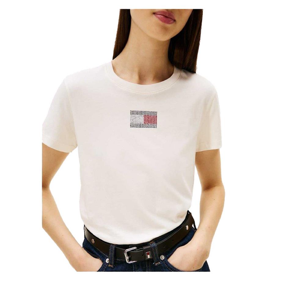TOMMY JEANS T-Shirt Logo Coupe Régulière  