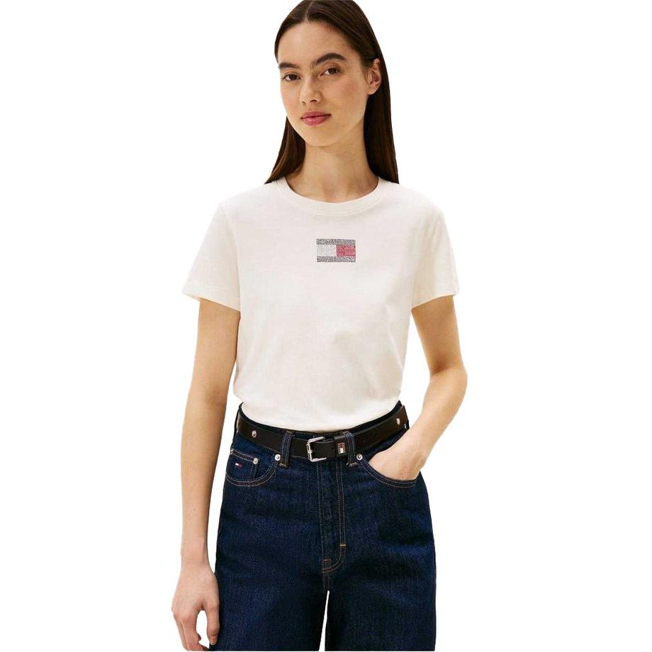 TOMMY JEANS T-Shirt Logo Coupe Régulière  