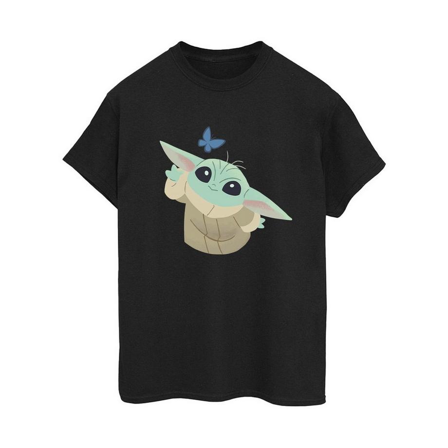 Tshirt THE MANDALORIAN BUTTERFLY CATCHING