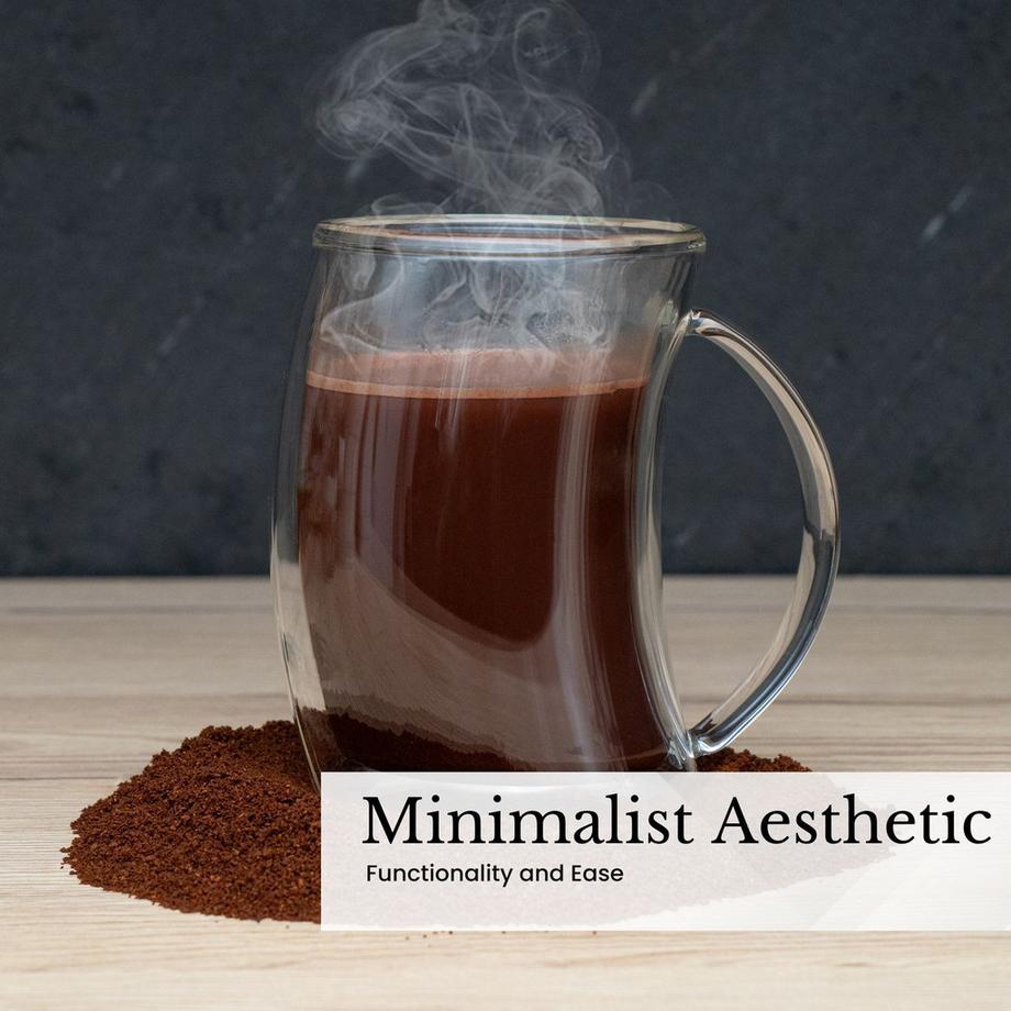 Intirilife Doppelwandiges Thermo Glas  