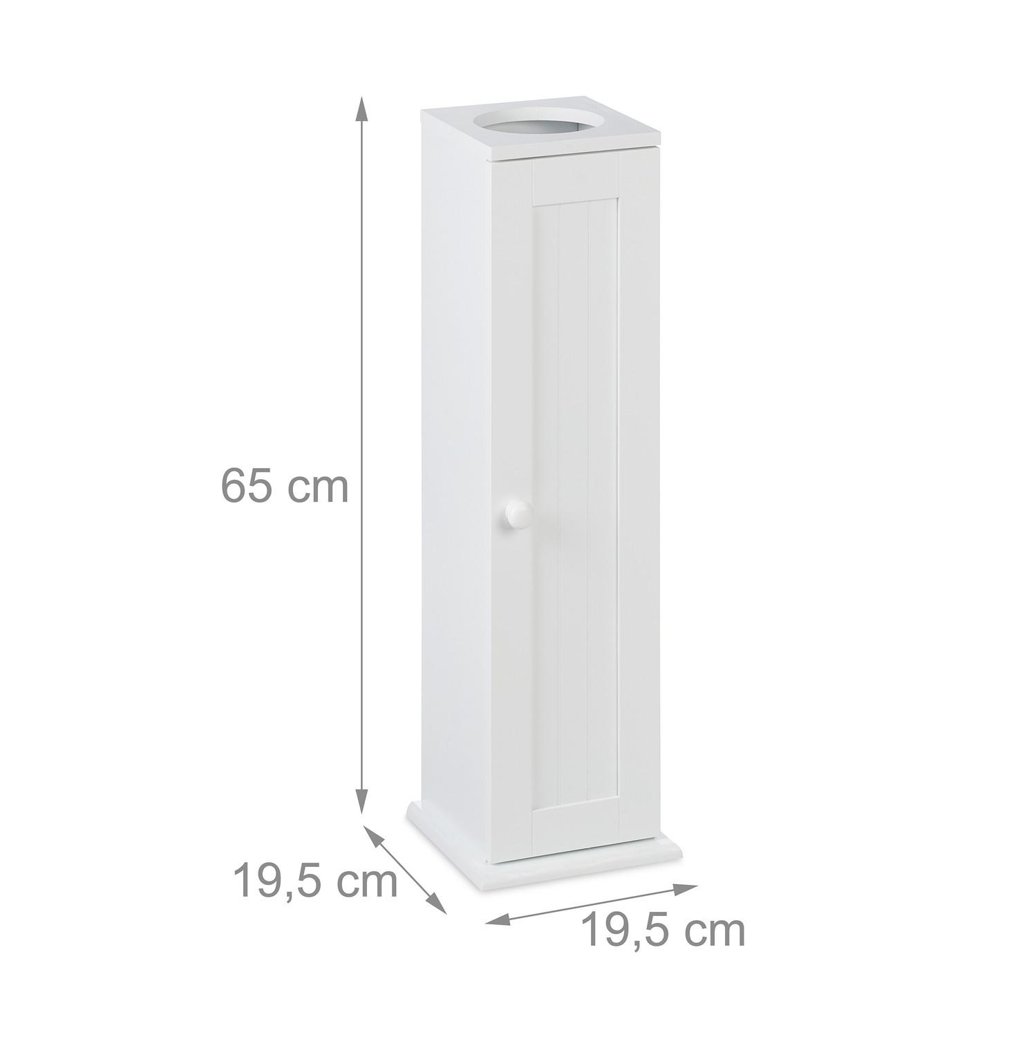 B2X Schmaler Toilettenschrank mit 2 Ablagen  