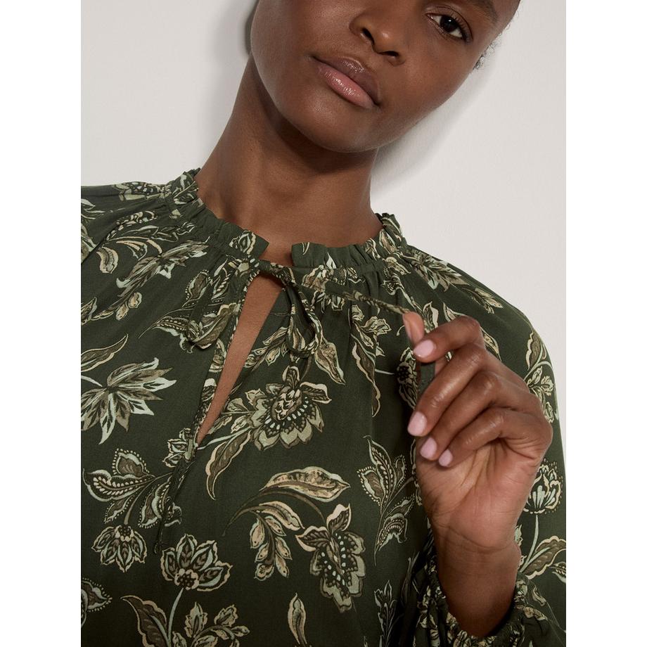 APRICOT Bluse mit Blumenmuster im Folk-Stil  