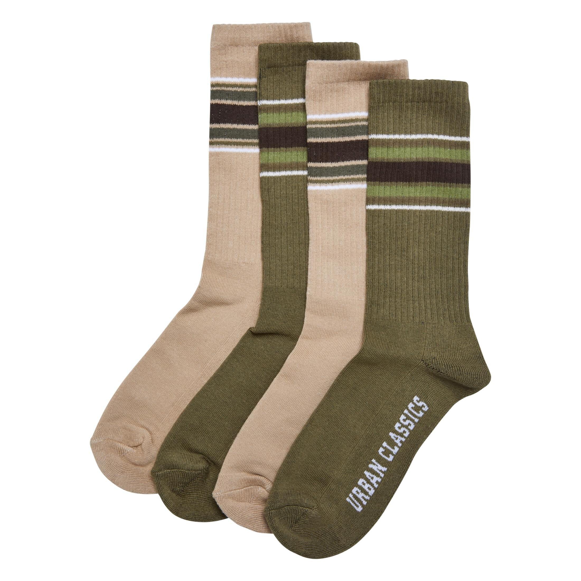 URBAN CLASSICS  chaussettes superposées (x4) 