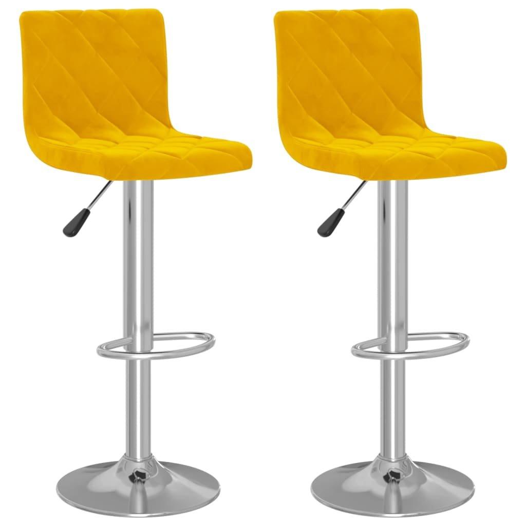 VidaXL Tabouret de bar velours  