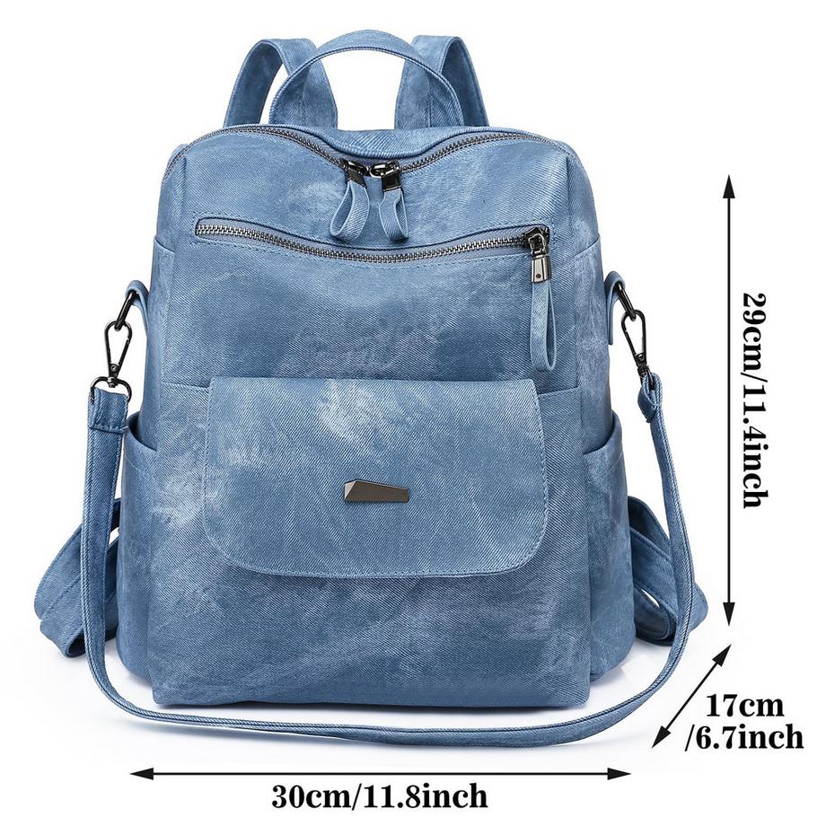 Only-bags.store 2 in 1 Multifunktionaler Mittelgrosser Rucksack für den Alltag  
