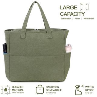 Only-bags.store Große Strandtasche mit Reißverschluss  