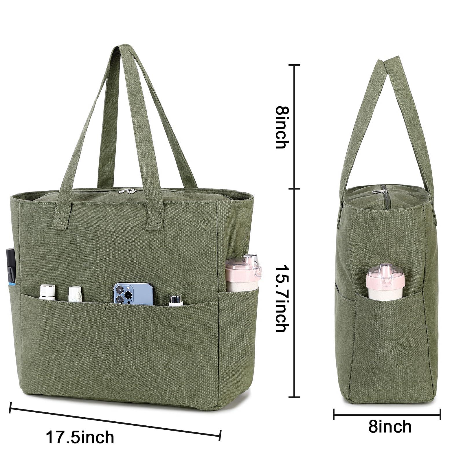 Only-bags.store Große Strandtasche mit Reißverschluss  