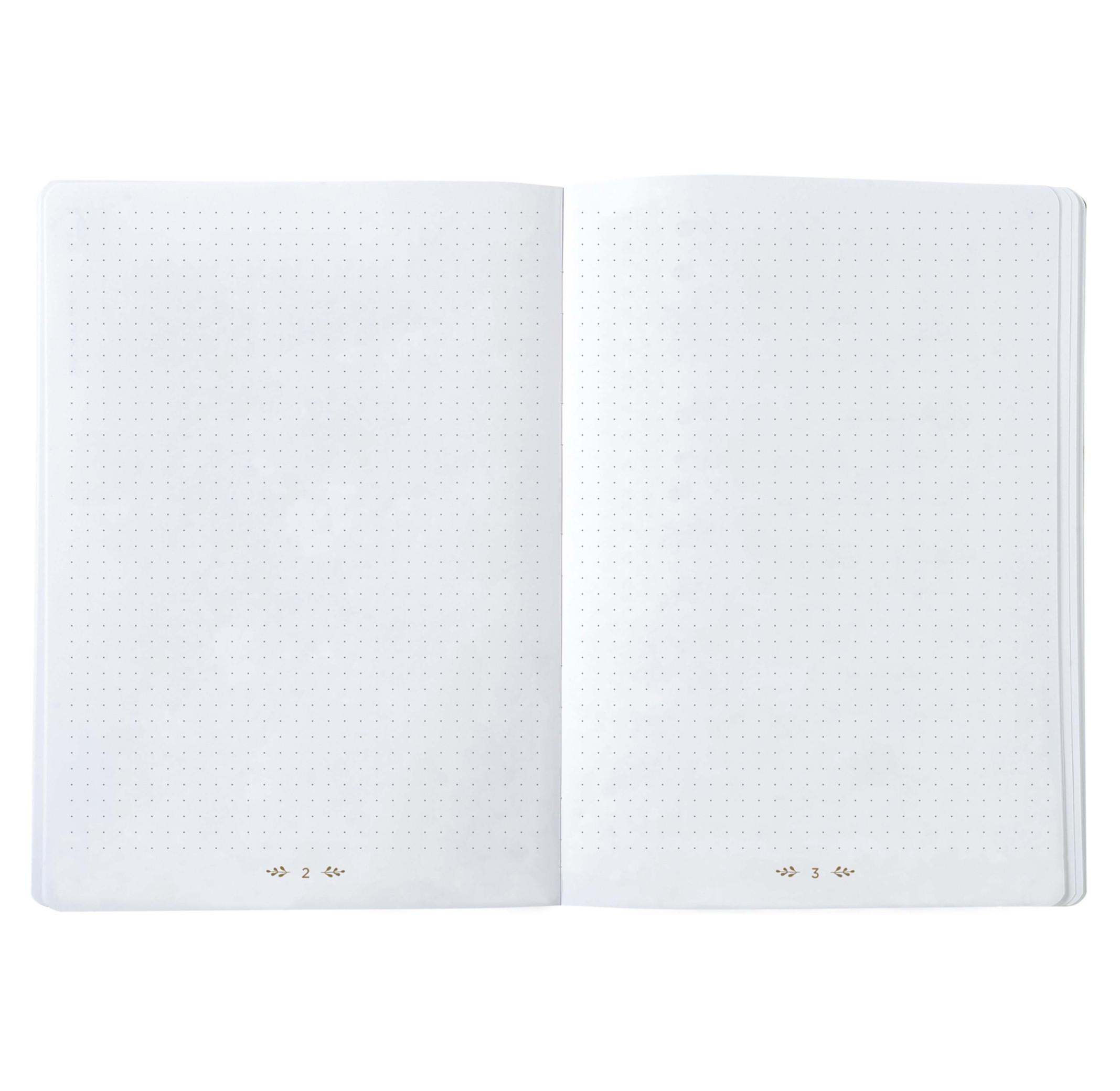 QUO-VADIS CARNET 21 DOTS POINT ML Life Journal - 15x21cm - avec élastique  