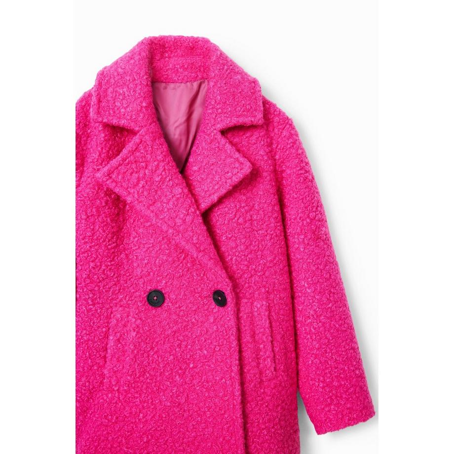 Desigual  Mantel, gekreuzt, mit Bouclé, Mädchen 