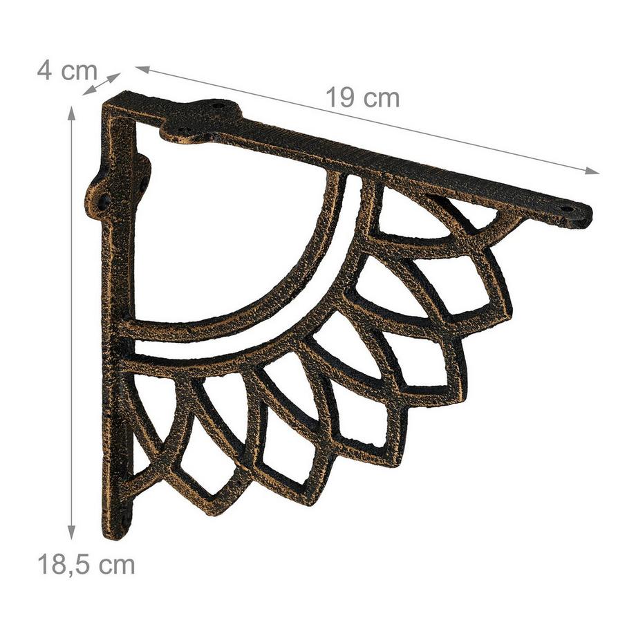 Northix Staffe per mensole, design Mandala  