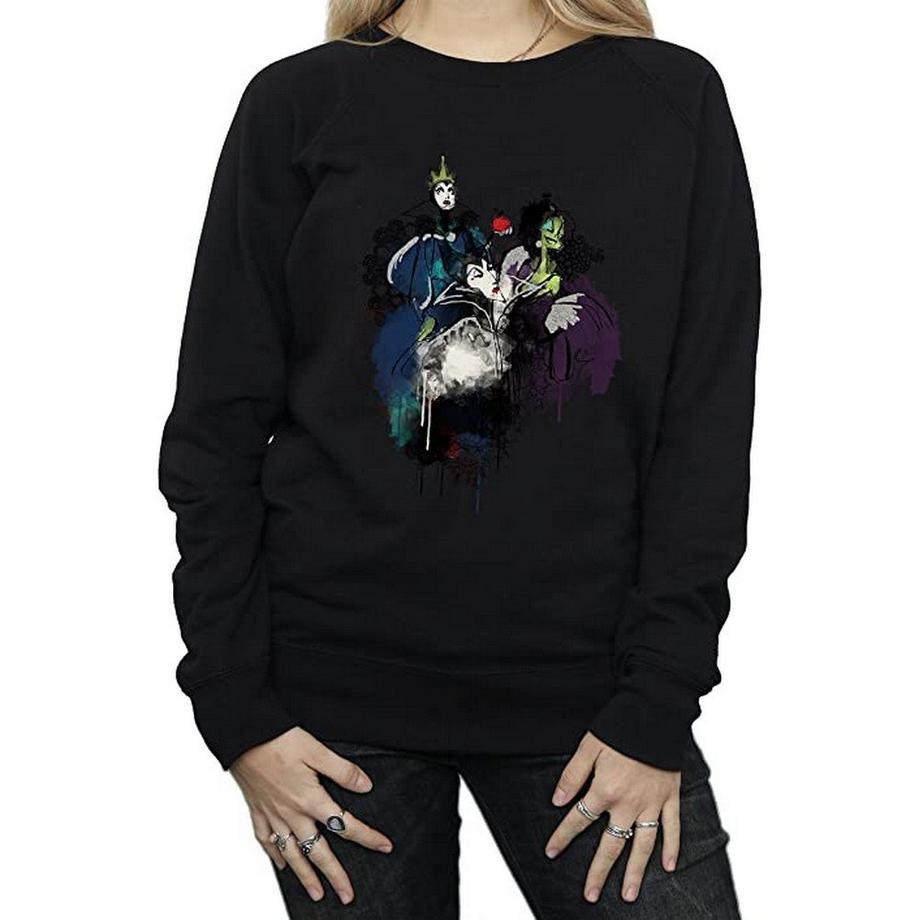 Disney Villains Sweatshirt Imprimé Col Rond  