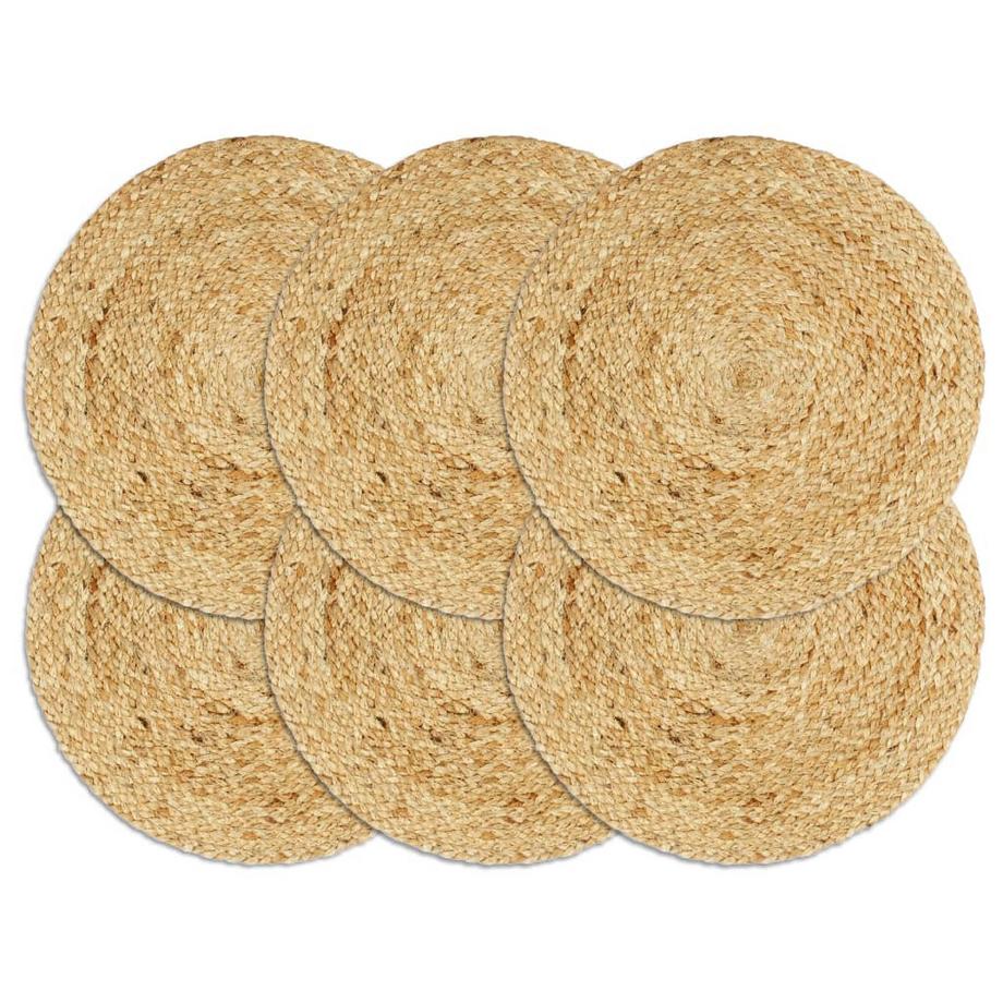 Napperons  pcs rond jute jute