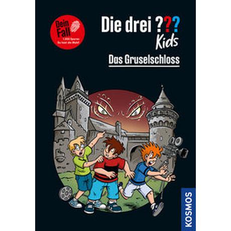 Die drei ??? Kids Dein Fall, Das Gruselschloss Pfeiffer, Boris; Gumpert, Steffen (Illustrationen) Copertina rigida 