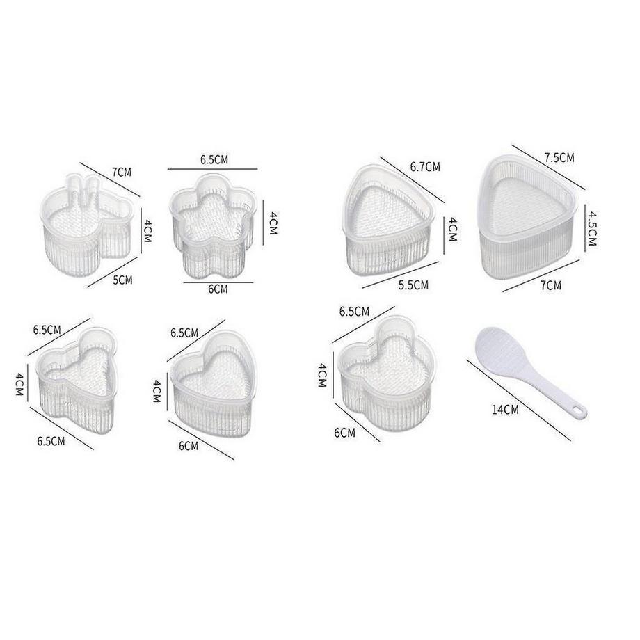 Northio Niedliche Form für Reis – Kunststoff  