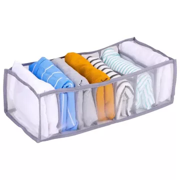 Weiche Aufbewahrungsbox für Kleiderschrank – 7 Fächer –