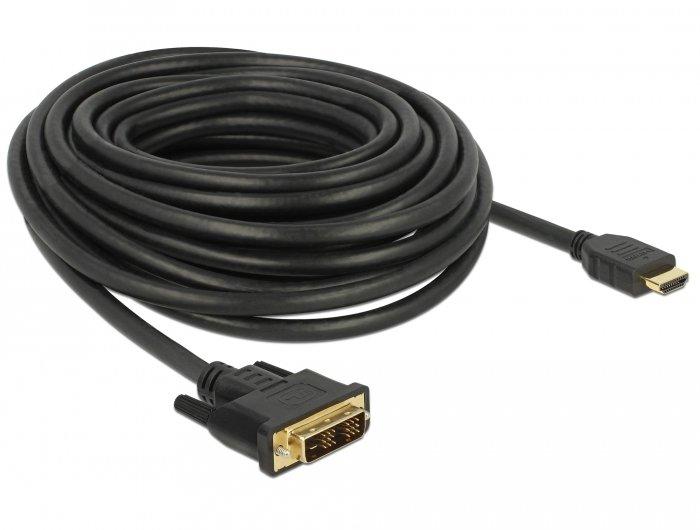 DeLock  DeLOCK 85587 cavo e adattatore video 10 m HDMI tipo A (Standard) DVI-D Nero 