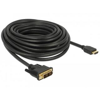 DeLock  DeLOCK 85587 cavo e adattatore video 10 m HDMI tipo A (Standard) DVI-D Nero 