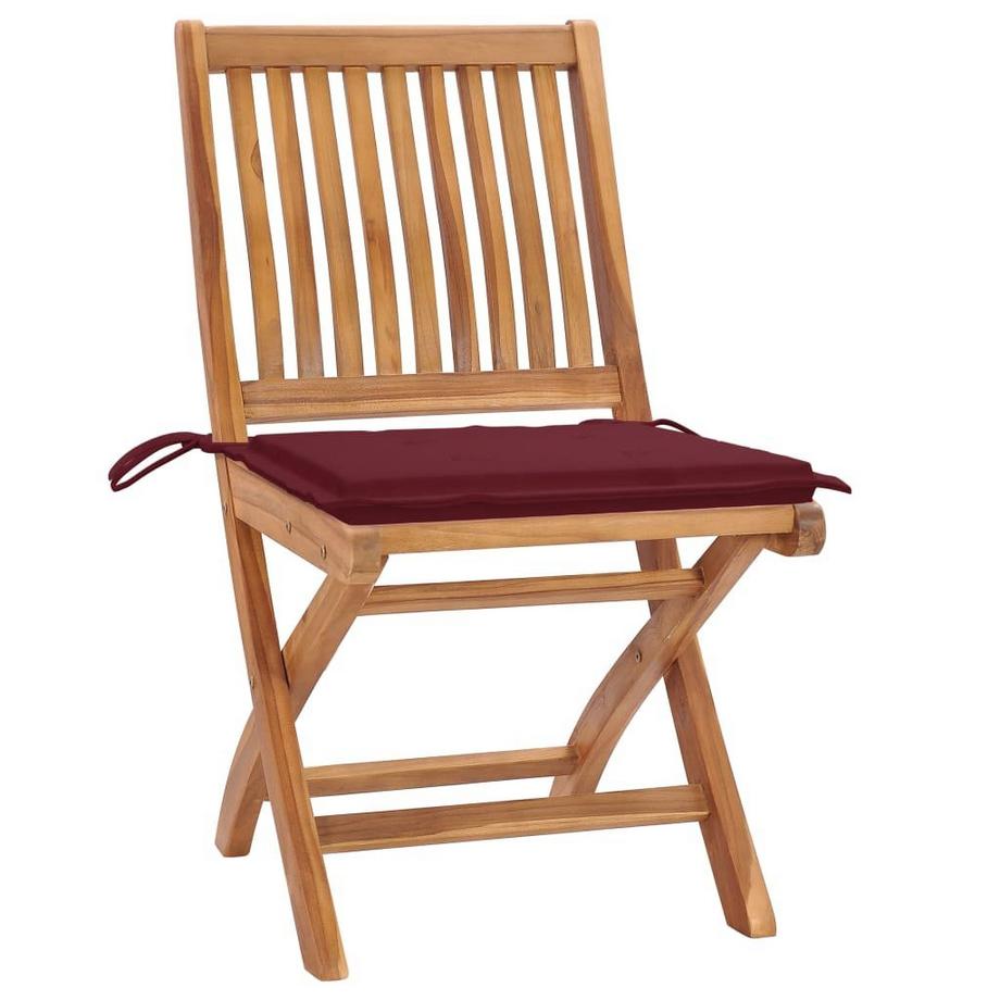 VidaXL Gartenstuhl teak  