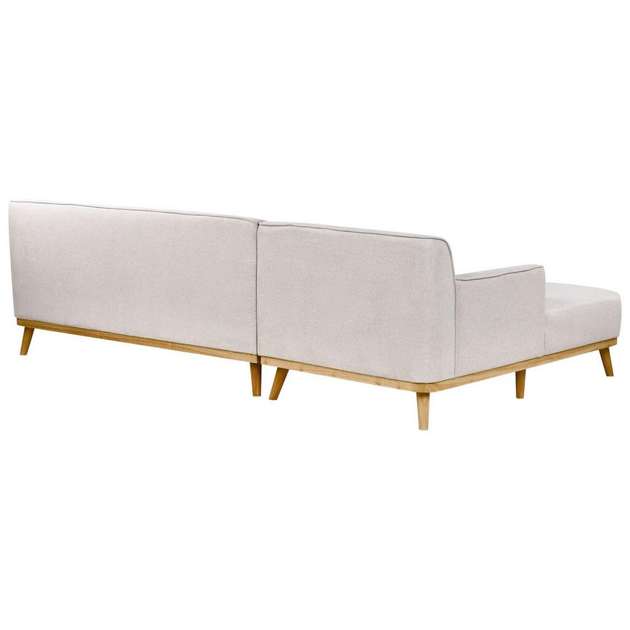 Beliani Canapé d'angle en Tissu Moderne SIMOS  