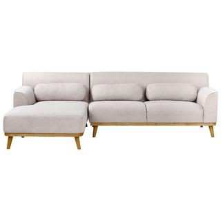 Beliani Ecksofa aus Polyester Modern SIMOS  