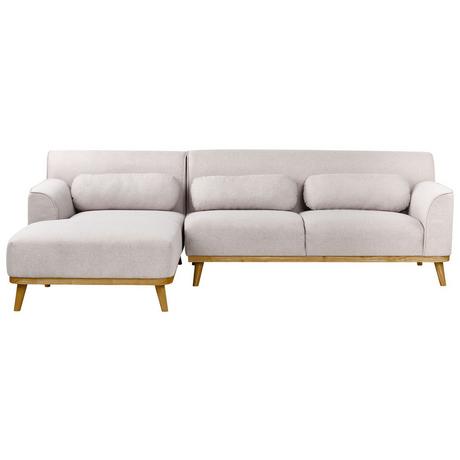 Beliani Ecksofa aus Polyester Modern SIMOS  