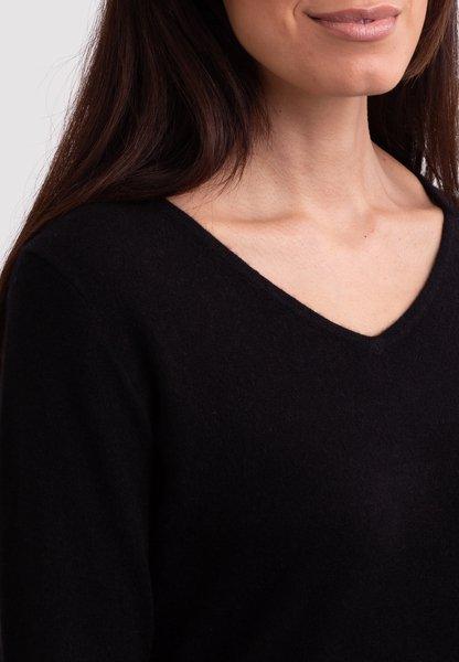 CASH-MERE.CH Pullover scollo a V in cashmere riciclato  