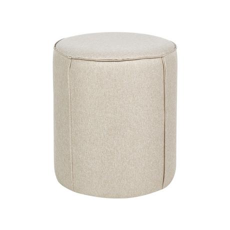 Beliani Pouf en Lino sintetico Moderno SEDONA  