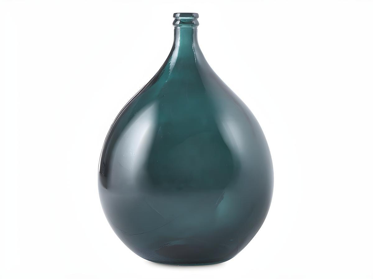 Dame jeanne bonbonne vase forme bouteille en verre recyclé transparent