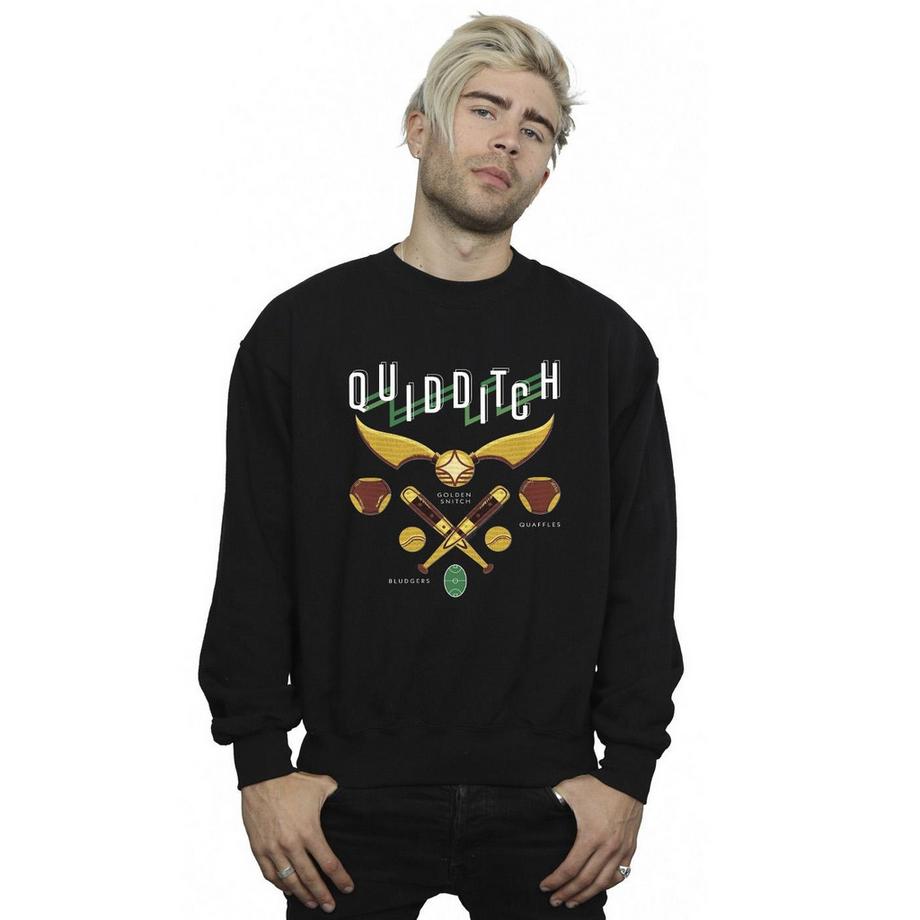 HARRY-POTTER Quidditch Bludgers Quaffles Sweatshirt  