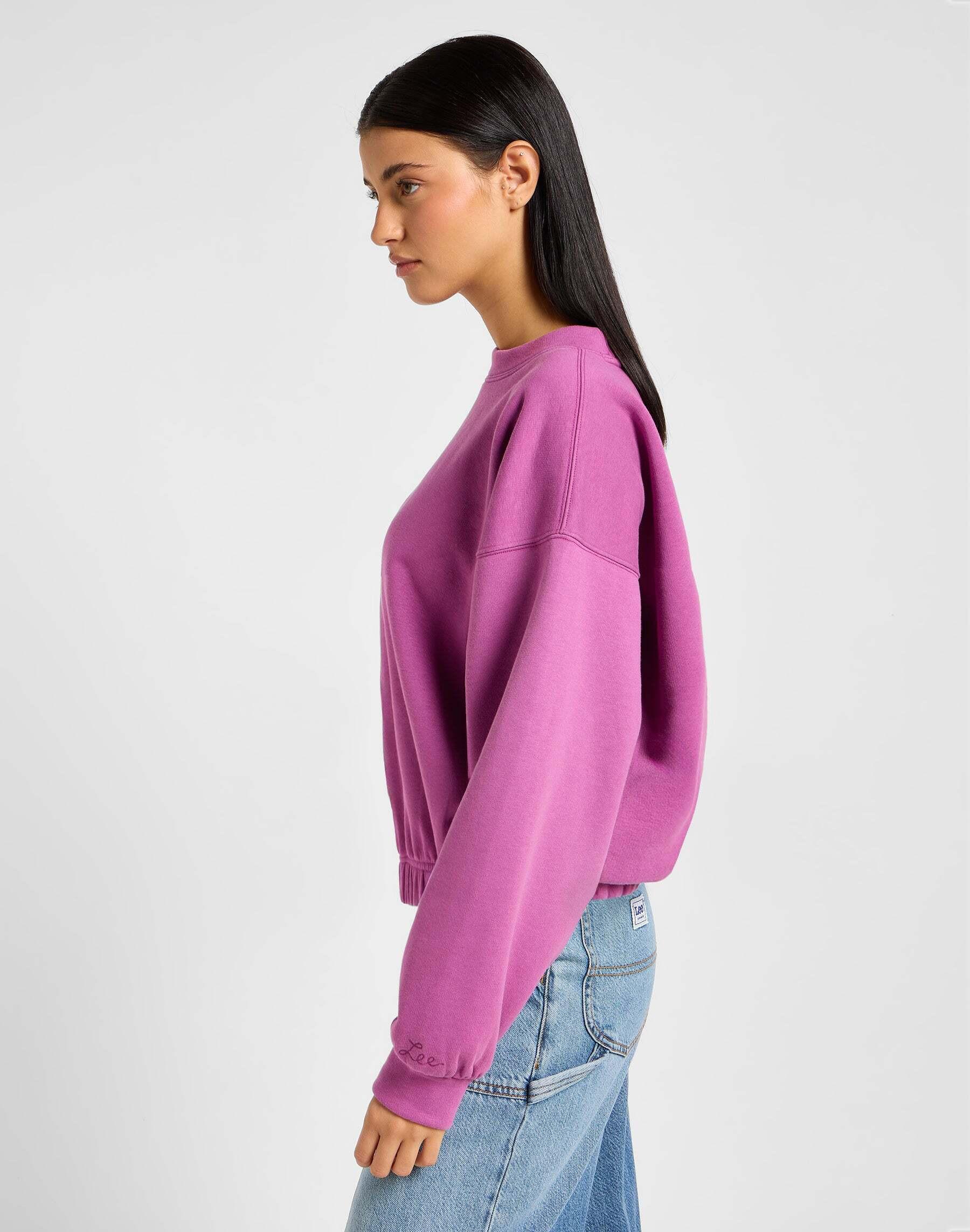 Lee  Sweatshirt Sleeve Detail Sweatshirt 